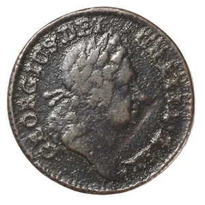 1723 Woods Hibernia Colonial Copper Halfpenny - Picture 1 of 2