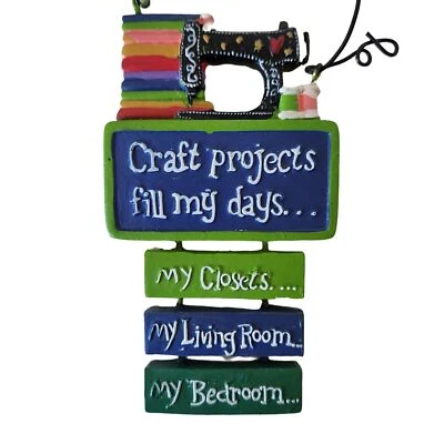 Crafting Quote Small Mini Plaque Wall Decor - Image 1 of 4