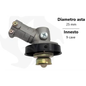 COPPIA CONICA PER DECESPUGLIATORE" DIAM. ASTA 25 MM INNESTO MILLERIGHE 9 CAVE " - Imagen 1 de 1