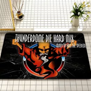 exclusive thunderdome hardcore id&t printed floor mat 40x60cm - Bild 1 von 5