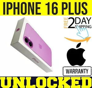 APPLE IPHONE 16 PLUS - 256GB - PINK (FACTORY UNLOCKED) APPLE WARRANTY ❖SEALED❖ - Picture 1 of 2