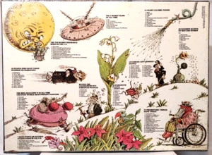 Peoples Almanac THE BOOK OF LISTS 1000 PIECE Two-Sided PUZZLE 1978 NEW SEALED - Picture 1 of 4