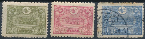 General Post Office - Turkey Ottoman 1913 - Un NH & F H - MiNr 212 & 215/6 Cover