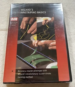Wizard's Pinstriping Basics DVD 2004 Air Brush Action Beginner Level New Sealed - Picture 1 of 2