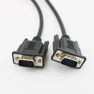 1pc 15 Pin VGA D-Sub DB15 Short Video Cable Cord Male to Male for Monitor 30cm - Picture 1 of 6