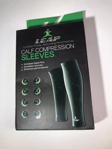 Calf Support Sleeves Leg Compression Sleeves Pair Runners Shin Varicose Vein - Picture 1 of 12
