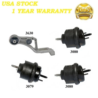 4PCS MOTOR & TRANS MOUNT FIT 2005-2007 Ford Five Hundred 3.0L - AUTO TRANS - Image 1 of 4