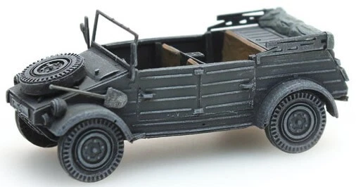 HO Artitec Minitanks 7º Ejército Panzer Mundial Kubelwagon #A1503.387.77-GR pintado a mano Foto 1 de 1