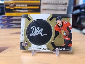 Drake Batherson 2019-20 Upper Deck Trilogy Signature Pucks SPDB Auto