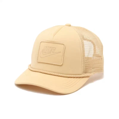 Nike RISE STRUCTURED TRUCKER Cap Hat Sesame Adjustable Size M/L FB5379-252 - Image 1 of 4