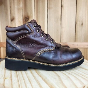 Ariat Canyon Boots Womens 10 B Brown Leather Western Workwear Cowboy - Picture 1 of 12