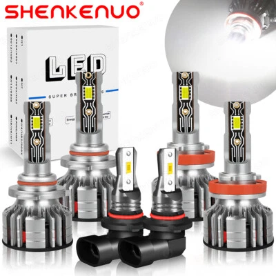 Faros antiniebla altos/bajos LED blancos 6000 k para Subaru Outback 2005-2009 Foto 1 de 4