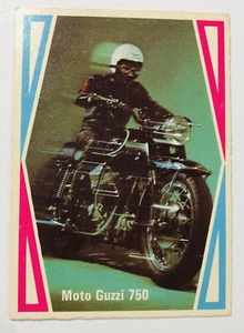 1972 Donruss Choppers and Hot Bikes #14 Moto Guzzi 750 Ambassador - Picture 1 of 2