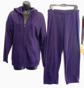 Made for Life Fleece Track Suit Small Soft Cozy Hoodie Jacket + Drawstring Pants - Picture 1 of 3