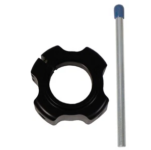 HONDA TRX400EX,TRX 400EX 450R TRX450R BILLET ALUMINUM BLACK AXLE LOCK NUT - Picture 1 of 1