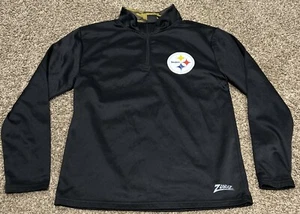 NFL Pittsburgh Steelers Men’s M 1/4 Zip Pullover Zubaz A15 - Picture 1 of 3