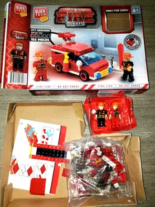 LADRILLOS DE CAMIÓN DE BOMBEROS BLOCK TECH PARA NIÑOS 102 PIEZAS EDADES 6 CON TRIPULACIÓN 2 CHICOS - Imagen 1 de 1