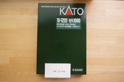 KATO N Gauge Seki3000 Coal Loaded 10-Car Set 10-1220 Railway Model Freight Car - Image 1 of 4