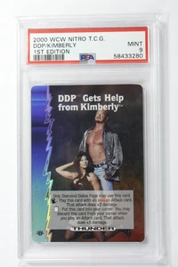 2000 WCW Nitro CCG TCG 1st Edition DDP Get's Help From Kimberly PSA 9 Mint Rare - Picture 1 of 2