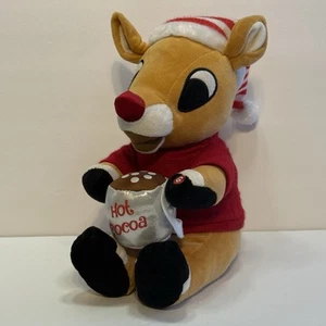 Dancing And Singing Rudolph, The Red Nose Reindeer With Hot Cocoa Toy Plush.  - Picture 1 of 9