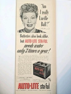 Lucille Ball 1952 "I Love Lucy" anuncio impreso automático ligero - Imagen 1 de 1