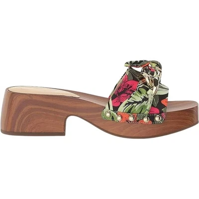 Jessica Simpson Tropical Lily Jungle Mate Resima Plataforma Sandalia Tacón 7 Nuevo con Etiquetas Foto 1 de 4