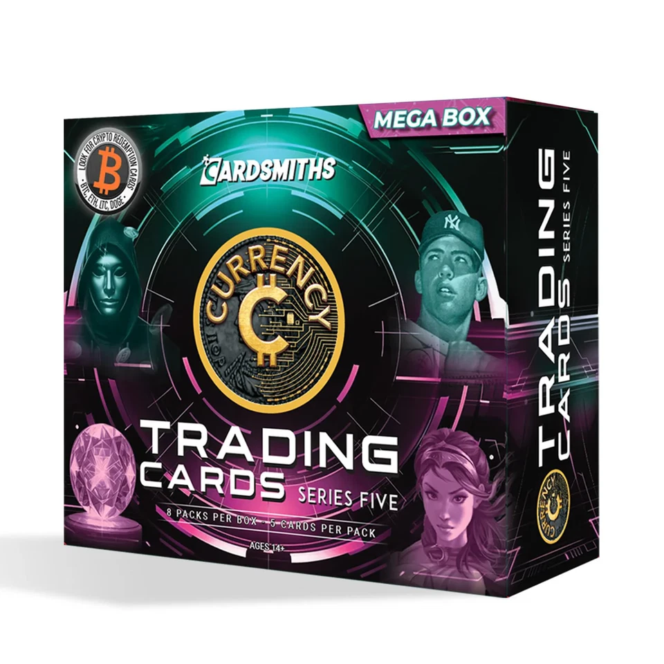 LIVE: Cardsmiths Currency Series 5 Trading Cards Mega Box - Factory Sealed - Bild 1 von 1