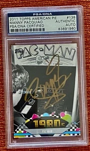 MANNY PACQUIOA Signed Topps American Pie #138 PSA/Dna - Picture 1 of 2