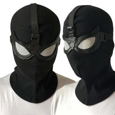 Spider-Man Kniting Mask Noir Cosplay Miles Morales Peter Parker Prop Light New - Image 1 of 4
