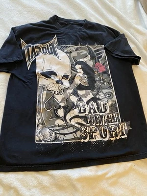 Vintage Y2K Tapout T Shirt AOP Faded Mens XL “Bad For the Sport” - Image 1 of 4