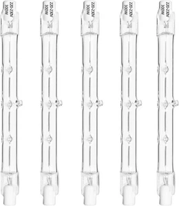 Haraqi 5 Pack 300W R7s Linear Halogen Bulbs,Security Light Bulbs Halogen...  - Picture 1 of 7