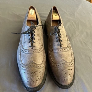 Allen Edmonds “McTavish” Oxford Cuero Gris Para Hombre Talla 15 D BONITO - Imagen 1 de 12
