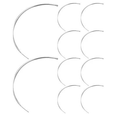  50pcs gebogene Nadeln C Typ Weben Nadel Hand Nähnadeln Leder Nadel (2,0 Zoll + - Bild 1 von 4