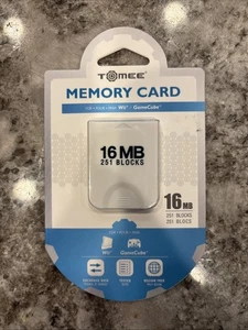 Hyperkin 16MB (251 Blocks) White Memory Card for Nintendo Wii or GameCube -... - Picture 1 of 2
