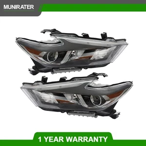 For Maxima S|SL|SV 2016-2018 Headlights Assembly Halogen Right+Left Side Clear - Picture 1 of 12