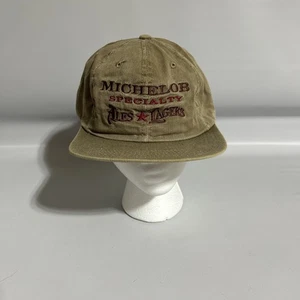 Vintage Michelob Specialty Ales Lagers Tan Strap Back Cap Hat! - Picture 1 of 6