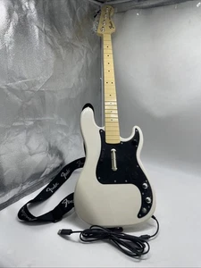 Xbox 360 Rock Band Fender Precision Bass Guitar Wired w/ Strap (9806) - Picture 1 of 16