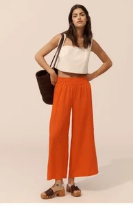 Neu mit Etikett Anthropologie The Somerset Leinenhose Größe Small - Bild 1 von 10