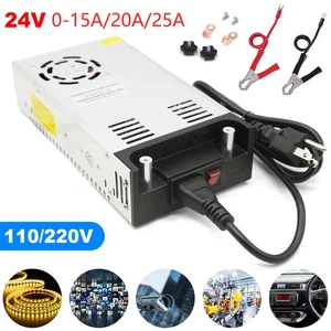 DC Converter SMPS 110V AC to 24V DC Power Supply Adjustable Switch Transformer - Picture 1 of 18