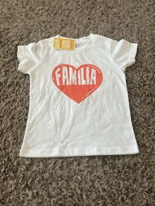 Camiseta Manga Corta Latino Heritage Month Familia Blanca 2T - Imagen 1 de 3