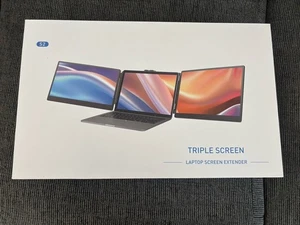 Triple Laptop Screen Extender 14” 1080P FHD Portable Monitor Ultra Slim USB-C - Picture 1 of 11
