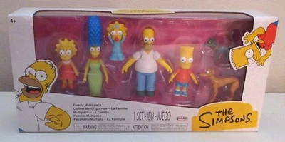 PACK MÚLTIPLE FAMILIA DE LOS Simpson Figuras Marge Maggie Lisa Bart Nuevo Jakks Pacific Foto 1 de 3