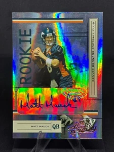Matt Mauck 2004 Playoff Absolute Memorabilia Rookie Auto /750 #160 Broncos - Bild 1 von 2