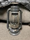 vtg 1937 Dietz junior sanskrit gray railroad lantern cold blast glass globe