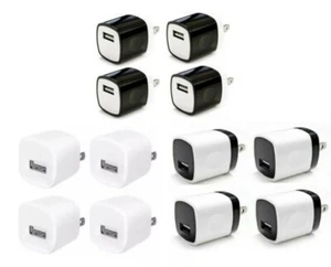 4x 1A USB Power Adapter AC Home Wall Charger US Plug FOR iPhone 5 6 7 8 X XS MAX - Picture 1 of 4