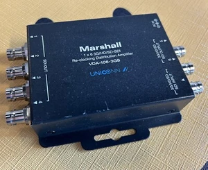 VDA-106-3GS1 x 6 3G/HD/SD-SDI Reclocking Distribution Amplifier - Picture 1 of 5