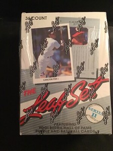 1990 The Leaf Set Baseball ⚾️ Series 1 Packs Factory Sealed Box