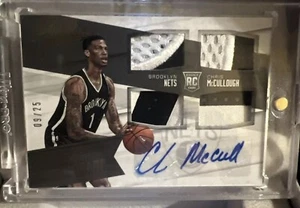15-16 Panini Absolute Chris McCullough RC Quad Patch Auto/25 - Picture 1 of 4