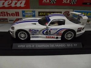 FLYSLOT 1:32 WHITE #61 VIPER GTS-R CAMPEON DEL MUNDO GT-2 SLOT CAR - Picture 1 of 5
