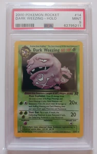 PSA 9 Dark Weezing Pokemon Card Holo WOTC 14/82 Team Rocket Rare Vintage 2000 - Picture 1 of 2